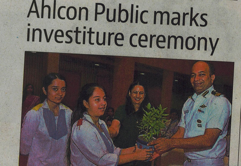Ahlcon Public School Investiture